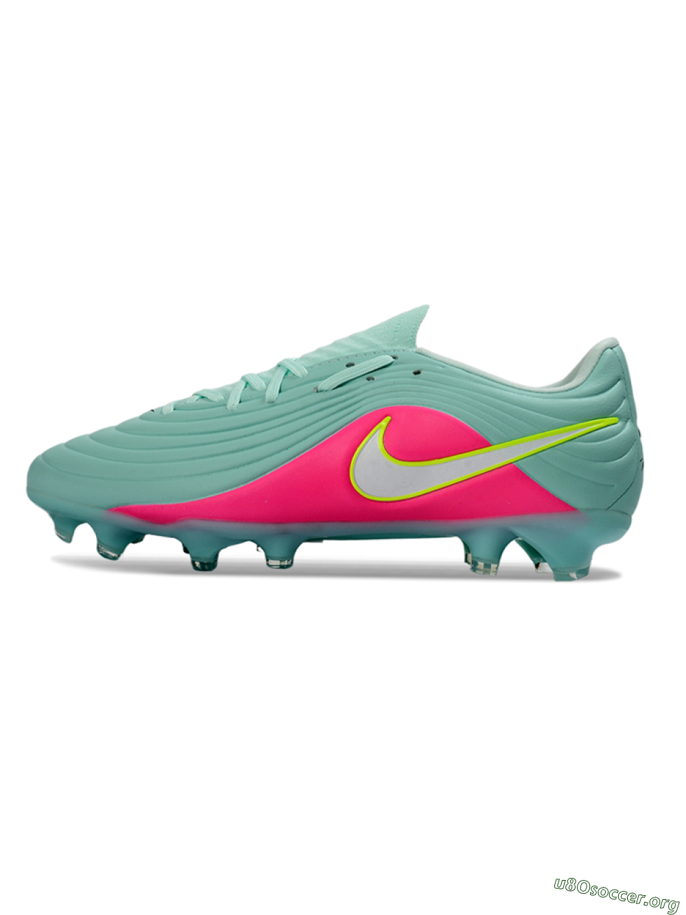 Nike Tiempo Legend 11 Elite FG Football Boots - Aqua/Neon Pink/Lime Green 3