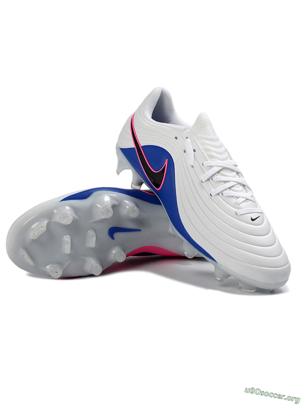 Nike Tiempo Legend 11 Elite FG Football Boots - White/Electric Blue/Fusion Pink 0