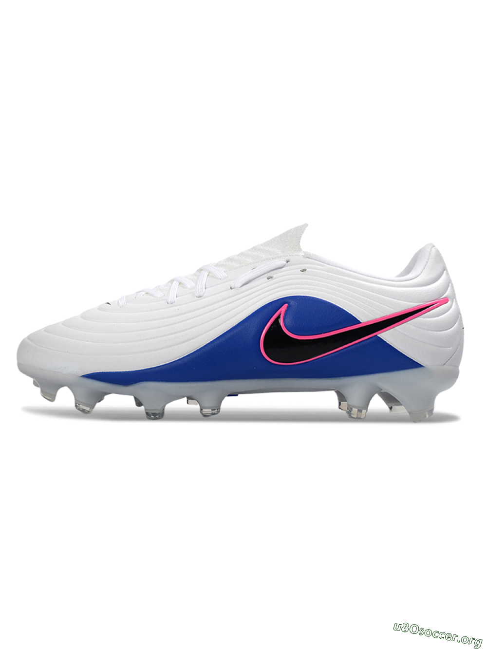 Nike Tiempo Legend 11 Elite FG Football Boots - White/Electric Blue/Fusion Pink 3