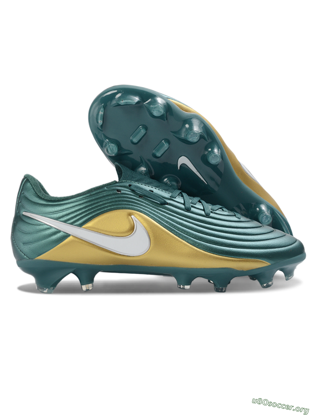 Nike Tiempo Legend 11 Elite FG Football Boots - Teal/Luminous Gold/Metallic Silver 2