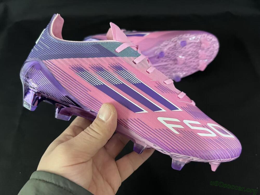 Adidas F50 Elite FG Football Boots - Pink/Vivid Purple/Soft Pink