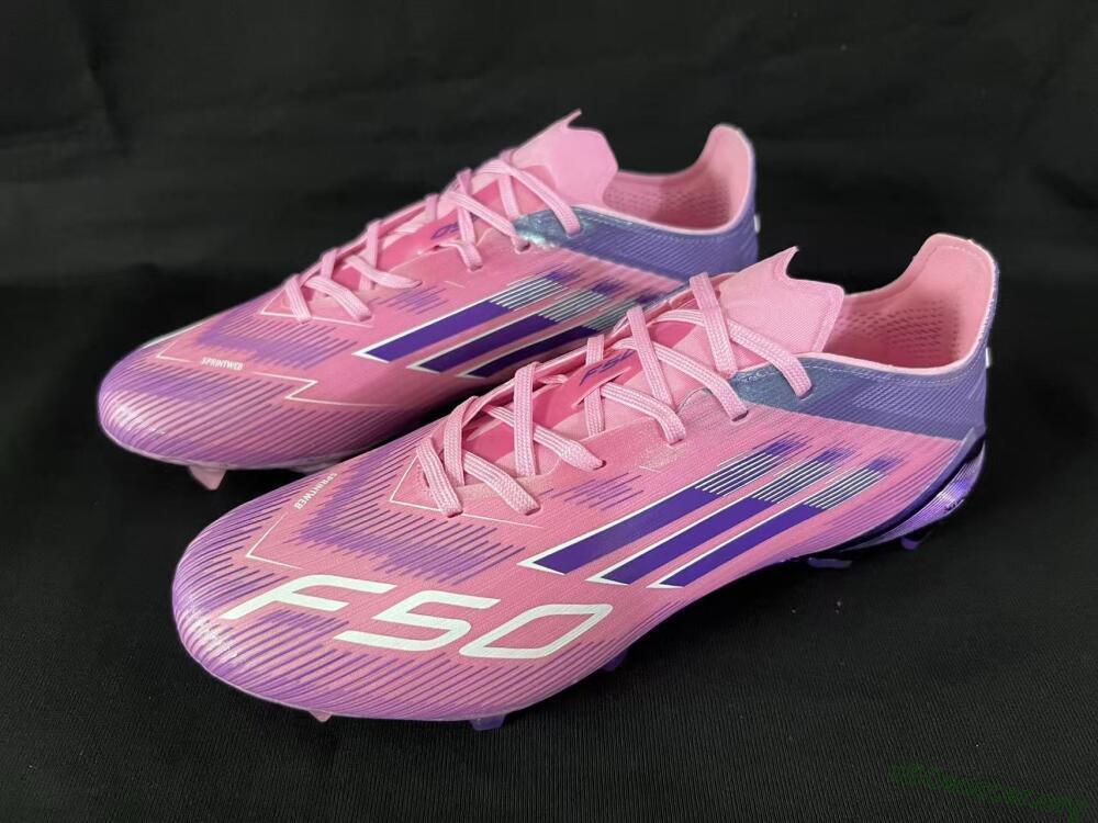 Adidas F50 Elite FG Football Boots - Pink/Vivid Purple/Soft Pink