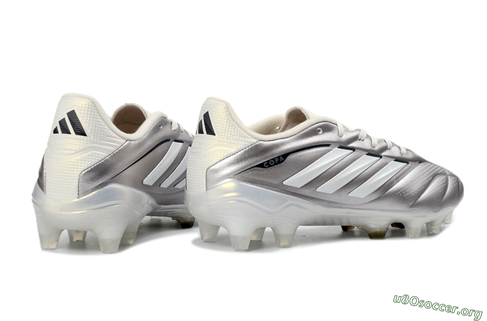 Adidas Copa Pure 3 Elite FG Football Boots - Silver/Metallic Gray/White 6