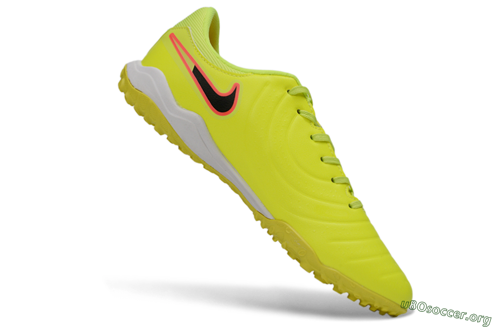 Nike Tiempo Legend 10 Elite TF Football Shoes - Yellow/Electric Green/Hot Pink 4
