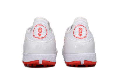 Adidas F50 Elite TF Football Shoes - White/Lively Red/Deep Black