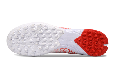 Adidas F50 Elite TF Football Shoes - White/Lively Red/Deep Black