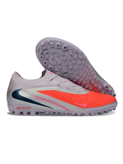 Nike Phantom 6 Elite Low TF Football Shoes - Pink/Bright Orange/Slate Gray