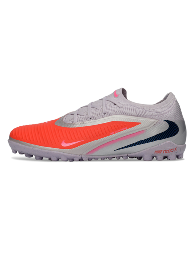Nike Phantom 6 Elite Low TF Football Shoes - Pink/Bright Orange/Slate Gray