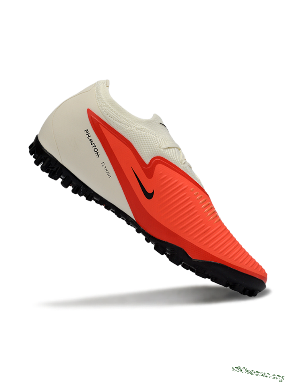 Nike Phantom 6 Elite Low TF Football Shoes - Coral/Soft Cream/Deep Black 4