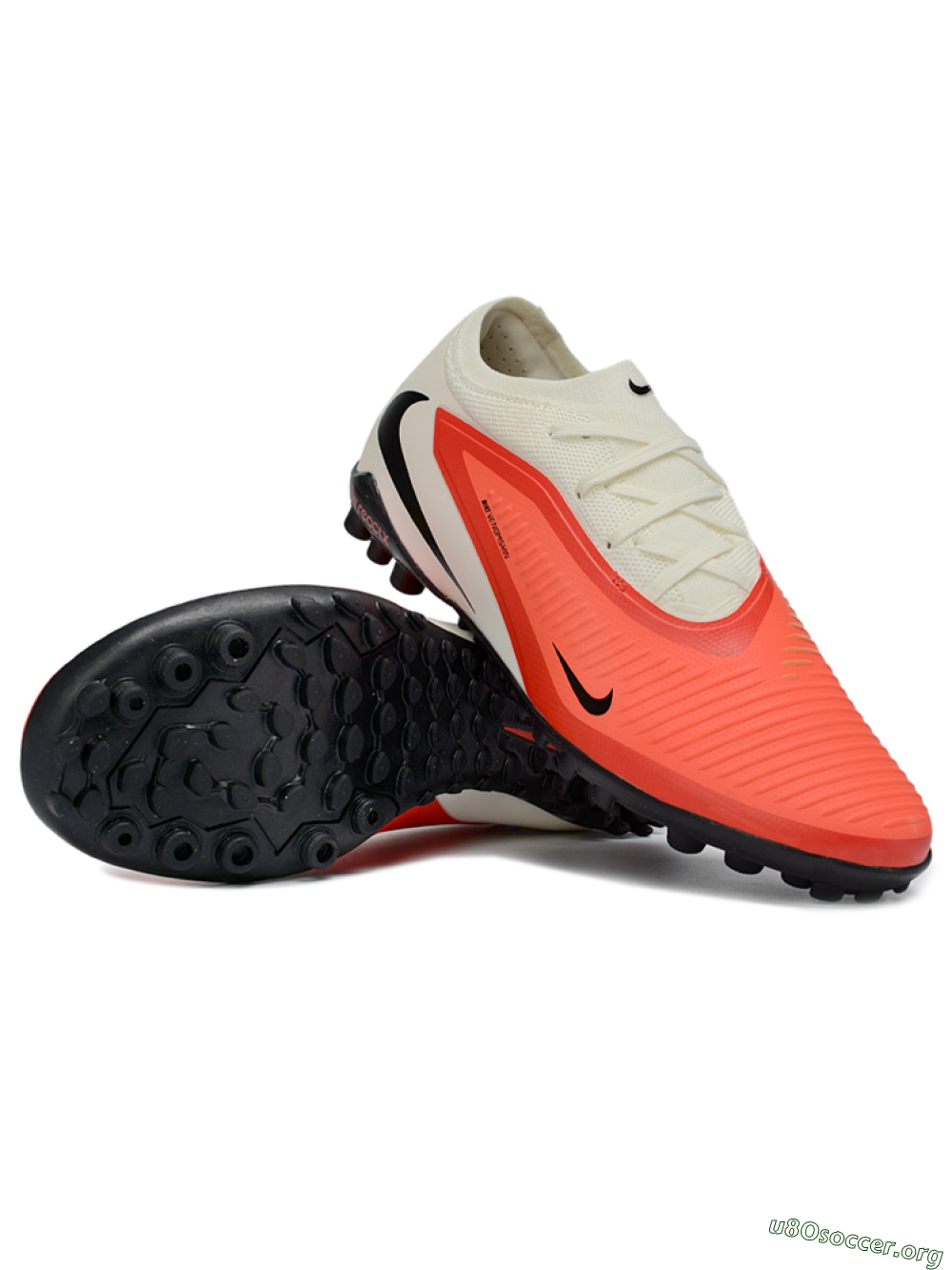 Nike Phantom 6 Elite Low TF Football Shoes - Coral/Soft Cream/Deep Black 0