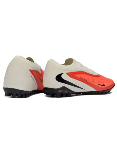 Nike Phantom 6 Elite Low TF Football Shoes - Coral/Soft Cream/Deep Black