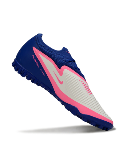 Nike Phantom 6 Elite Low TF Football Shoes - Blue/Electric Pink/White