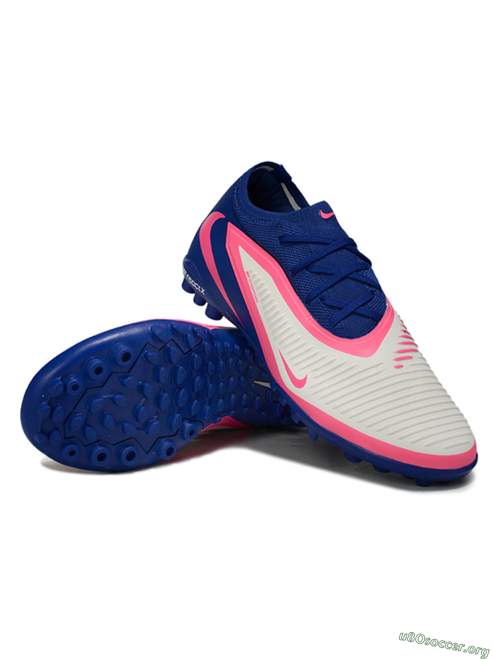 Nike Phantom 6 Elite Low TF Football Shoes - Blue/Electric Pink/White 0