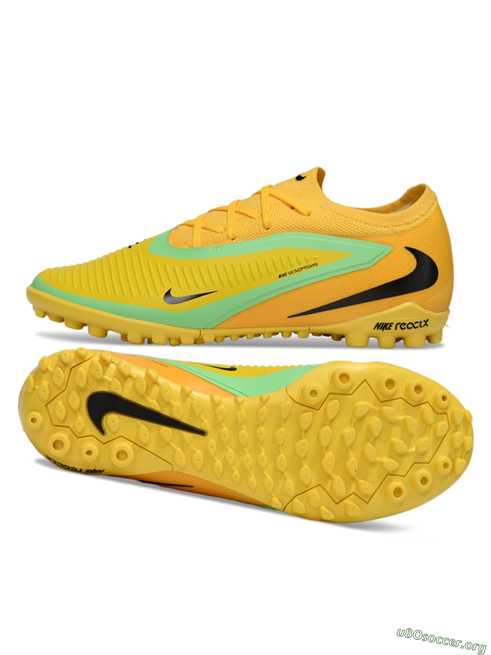 Nike Phantom 6 Elite Low TF Football Shoes - Yellow/Lime Green/Sunshine Yellow 1
