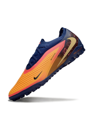 Nike Phantom 6 Elite Low TF Football Shoes - Orange/Midnight Blue/Neon Pink