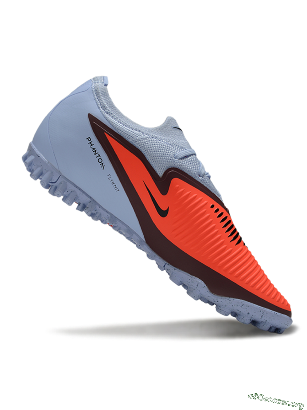 Nike Phantom 6 Elite Low TF Football Shoes - Blue/Fiery Orange/Steel Grey 4