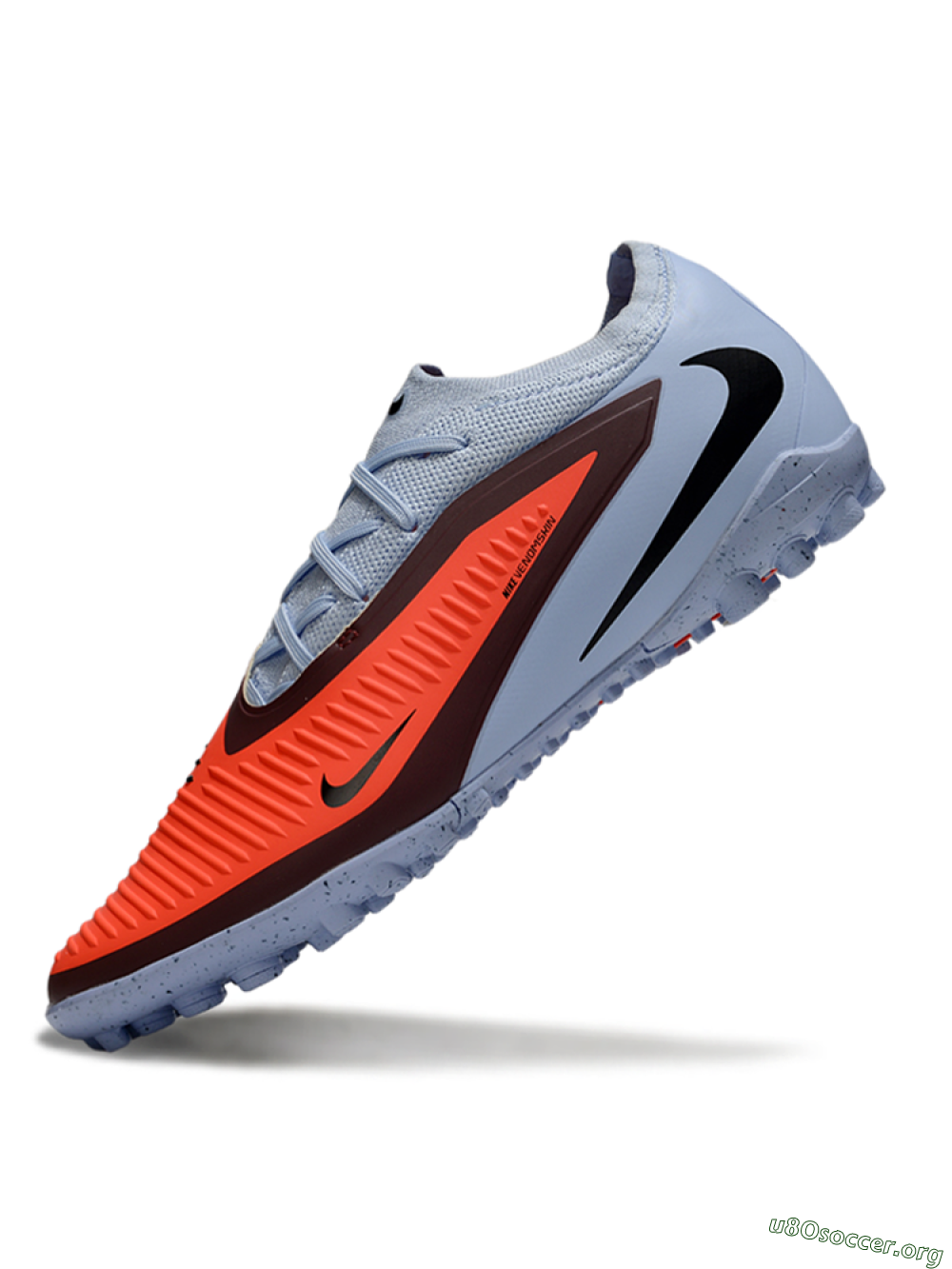 Nike Phantom 6 Elite Low TF Football Shoes - Blue/Fiery Orange/Steel Grey 5