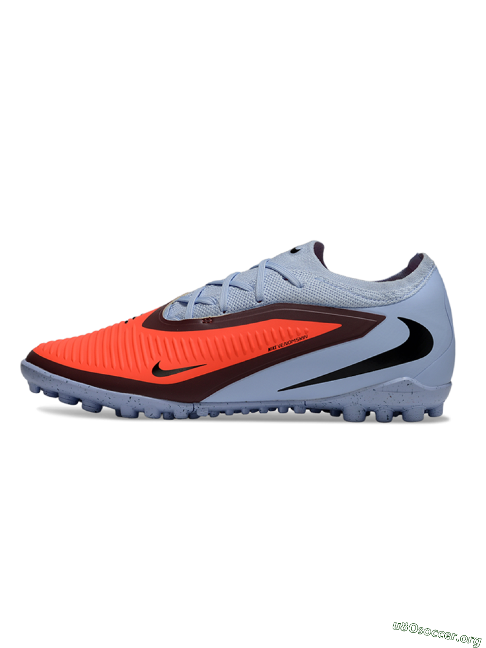 Nike Phantom 6 Elite Low TF Football Shoes - Blue/Fiery Orange/Steel Grey 3