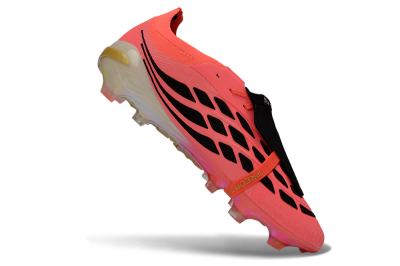 Adidas Predator 26 Elite Fold-Over Tongue FG Football Boots - Pink/Neon Pink/Gold