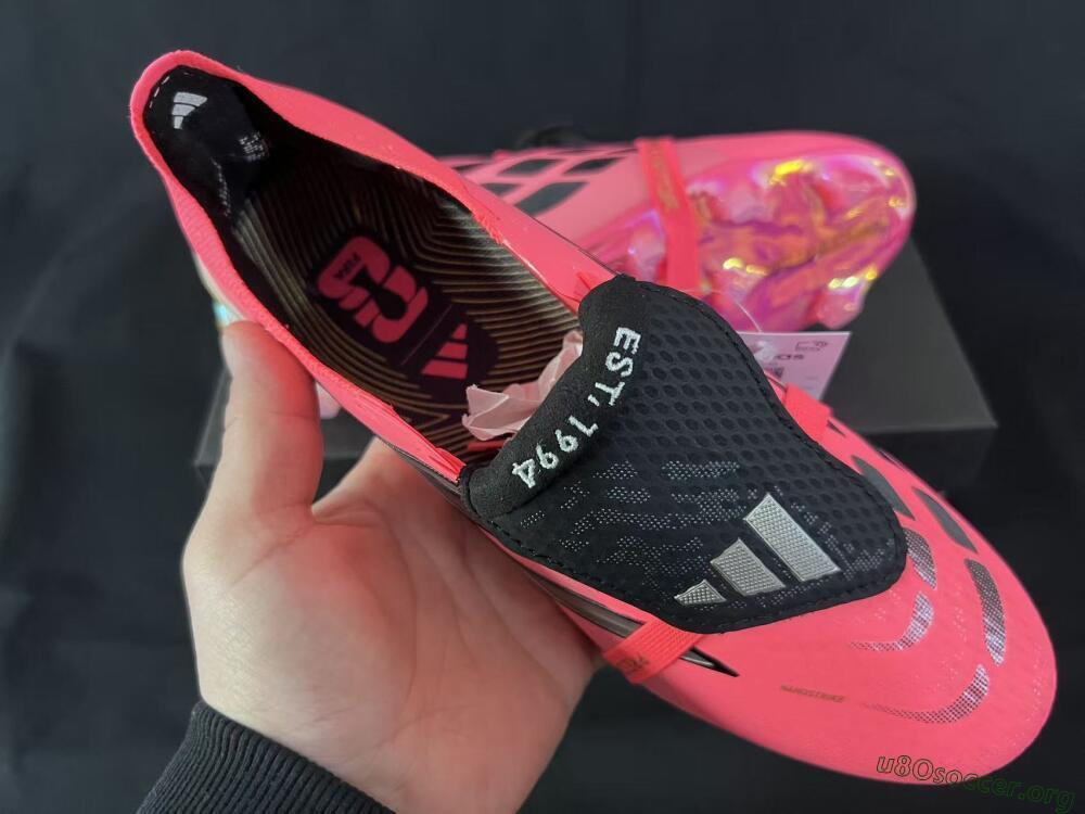 Adidas Predator 26 Elite Fold-Over Tongue FG Football Boots - Pink/Neon Pink/Gold