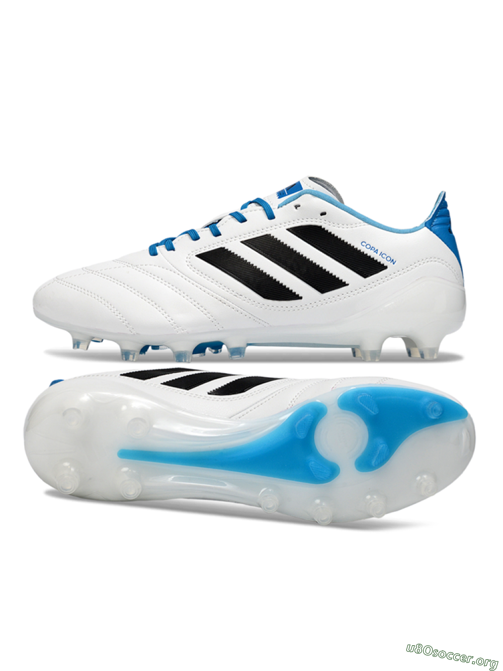 Adidas Copa Pure 2+ Elite AG Football Boots - White/Electric Blue/Black 1
