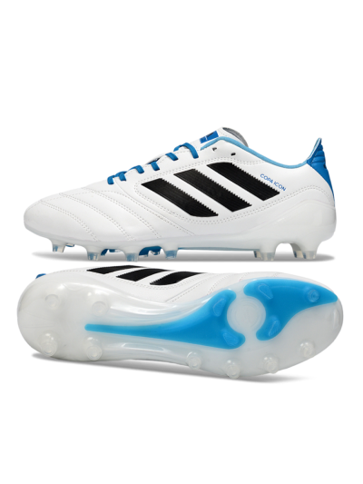 Adidas Copa Pure 2+ Elite AG Football Boots - White/Electric Blue/Black