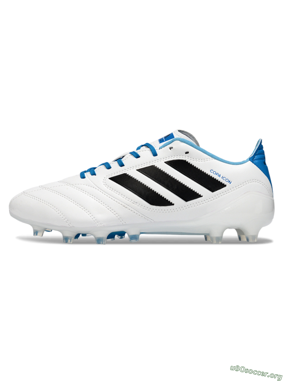 Adidas Copa Pure 2+ Elite AG Football Boots - White/Electric Blue/Black 3
