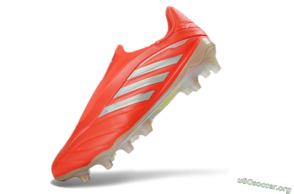 Adidas Copa Pure 3 Elite FG Football Boots - Red/Bright Coral/Metallic Silver 5