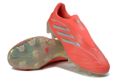 Adidas Copa Pure 3 Elite FG Football Boots - Red/Bright Coral/Metallic Silver