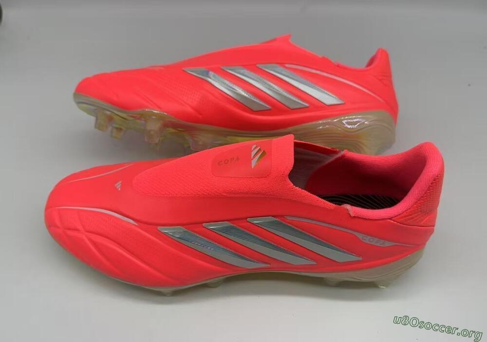 Adidas Copa Pure 3 Elite FG Football Boots - Red/Bright Coral/Metallic Silver