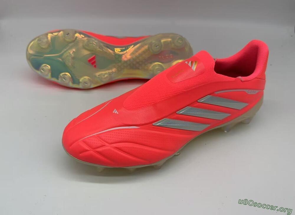 Adidas Copa Pure 3 Elite FG Football Boots - Red/Bright Coral/Metallic Silver