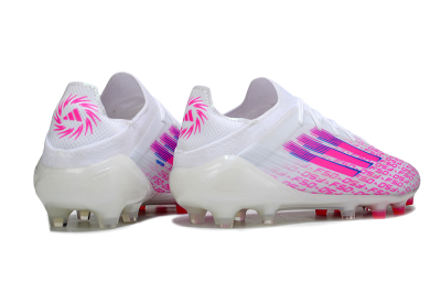 Adidas F50 Elite AG Football Boots - White/Neon Pink/Blue