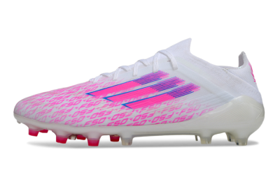 Adidas F50 Elite AG Football Boots - White/Neon Pink/Blue