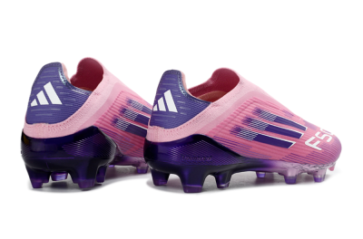 Adidas F50 Elite Laceless FG Football Boots - Pink/Vibrant Violet/Soft Lavender