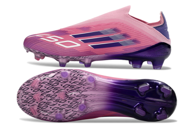Adidas F50 Elite Laceless FG Football Boots - Pink/Vibrant Violet/Soft Lavender