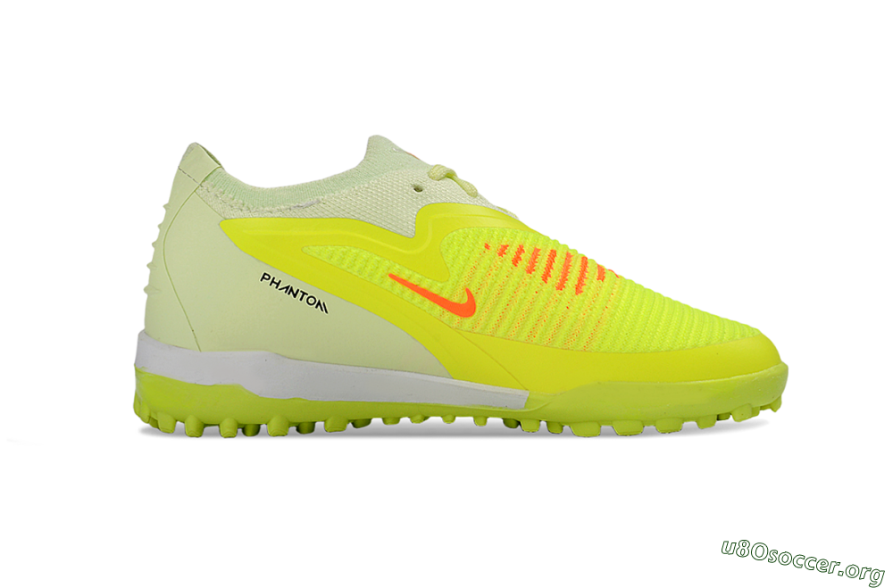 Nike Phantom 6 Elite Low TF Football Shoes - Yellow/Lime Burst/Black 6