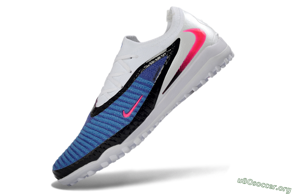 Nike Phantom 6 Elite Low TF Football Shoes - Blue/Electric Blue/Pink Flash 6