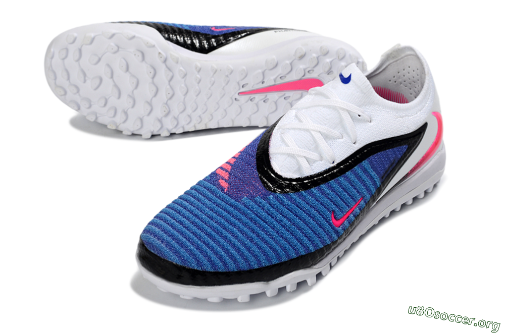 Nike Phantom 6 Elite Low TF Football Shoes - Blue/Electric Blue/Pink Flash 0