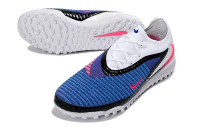 Nike Phantom 6 Elite Low TF Football Shoes - Blue/Electric Blue/Pink Flash