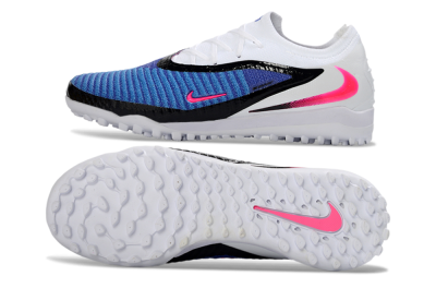 Nike Phantom 6 Elite Low TF Football Shoes - Blue/Electric Blue/Pink Flash