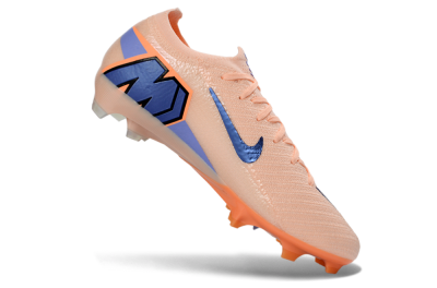Nike Air Zoom Mercurial Vapor 16 Elite FG Football Boots - Peach/Navy Blue/Orange