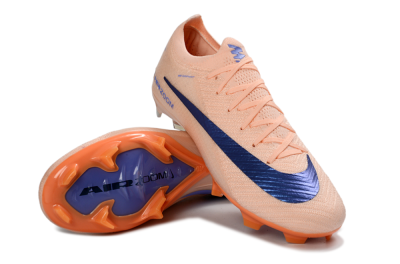 Nike Air Zoom Mercurial Vapor 16 Elite FG Football Boots - Peach/Navy Blue/Orange