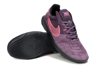 Nike Street Gato IC Football Shoes - Purple/Dark Orchid/Pink Blush