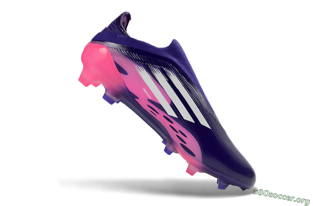 Adidas F50 Elite Laceless FG Football Boots - Purple/Vibrant Pink/Deep Purple 4