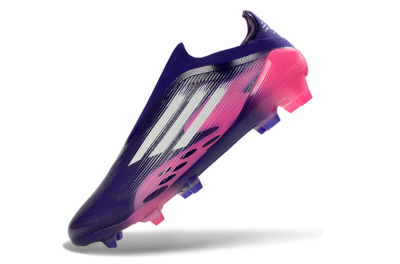 Adidas F50 Elite Laceless FG Football Boots - Purple/Vibrant Pink/Deep Purple