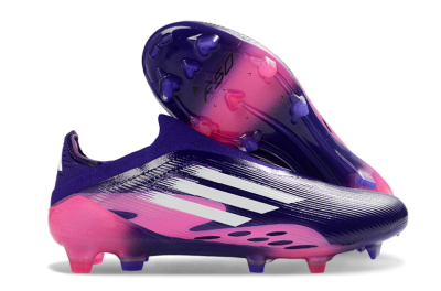 Adidas F50 Elite Laceless FG Football Boots - Purple/Vibrant Pink/Deep Purple
