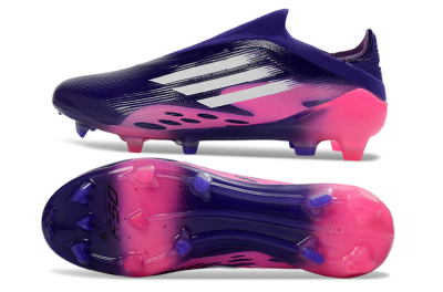Adidas F50 Elite Laceless FG Football Boots - Purple/Vibrant Pink/Deep Purple