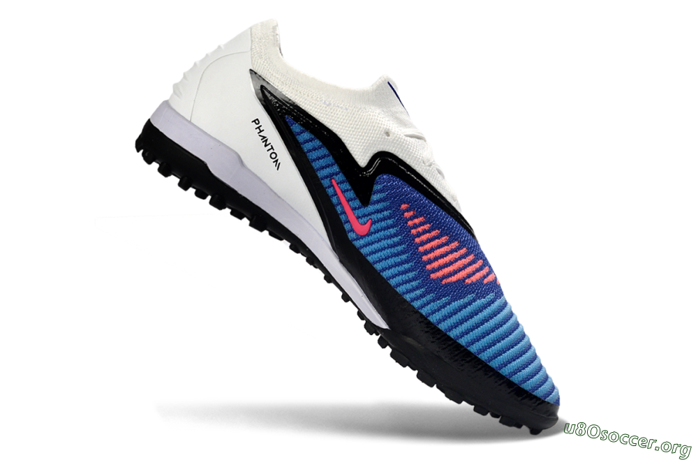 Nike Phantom 6 Elite Low TF Football Shoes - Blue/Electric Blue/Pink Blast 4