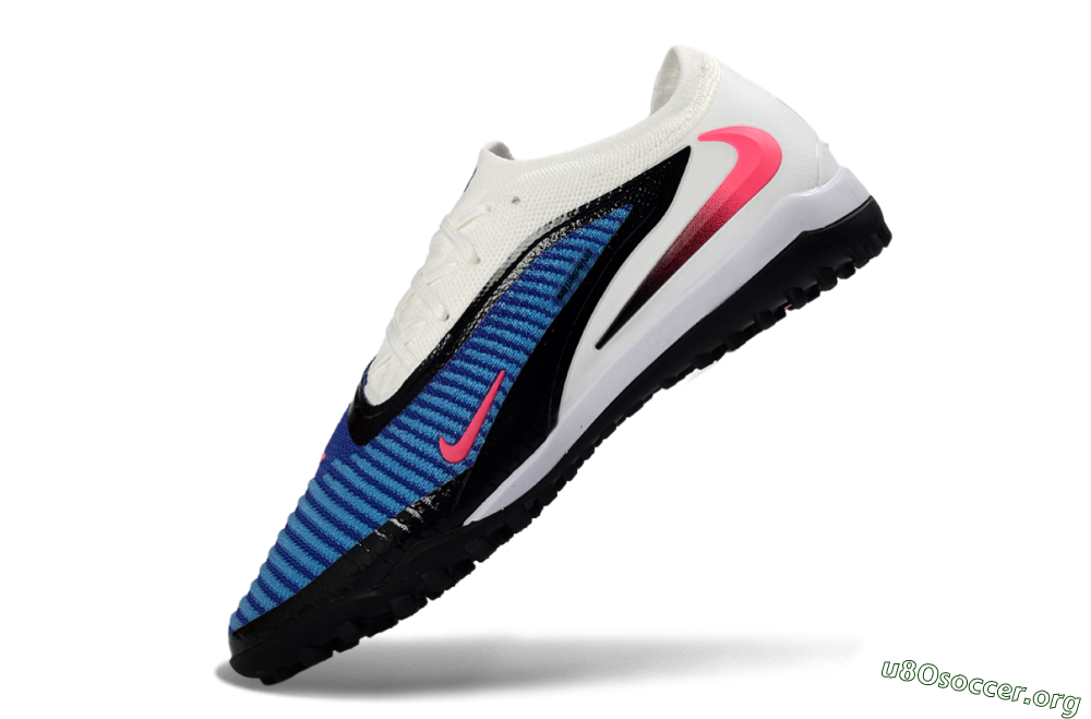 Nike Phantom 6 Elite Low TF Football Shoes - Blue/Electric Blue/Pink Blast 5