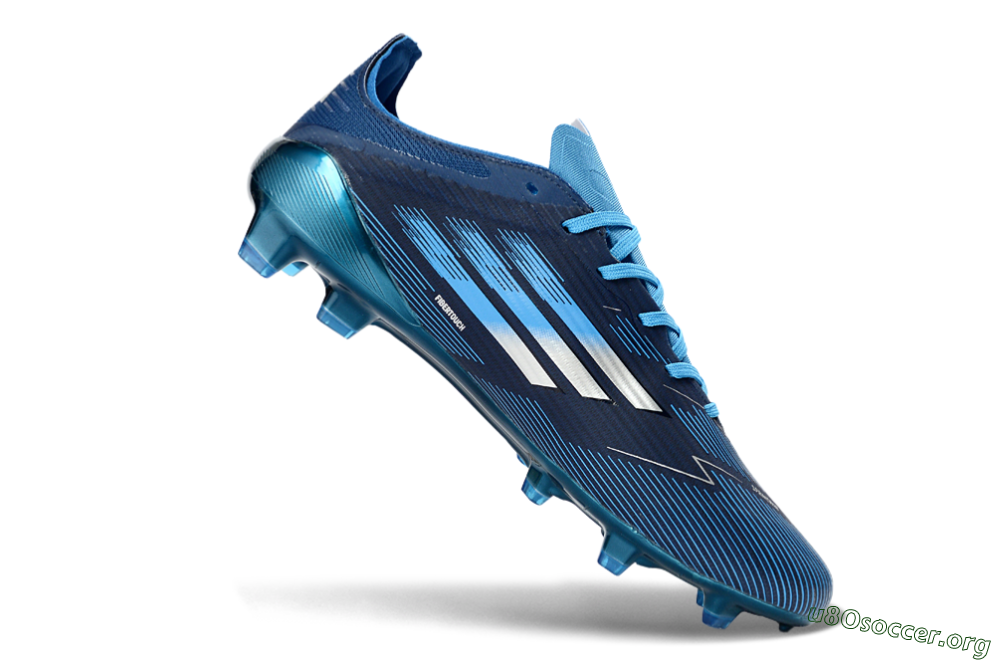 Adidas F50 Elite FG Football Boots - Blue/Deep Ocean/Sky Blue 5